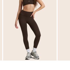 SET Active sculptflex power leggings in espresso